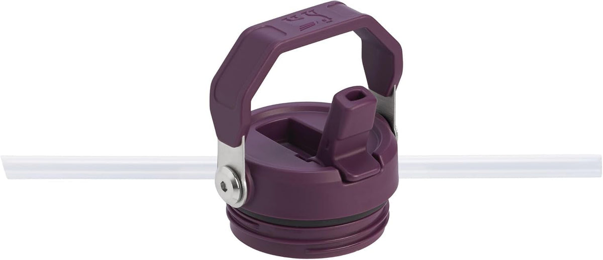 IceFlow Flip Straw 2.0 Bottle (Plum / 36 Ounces)