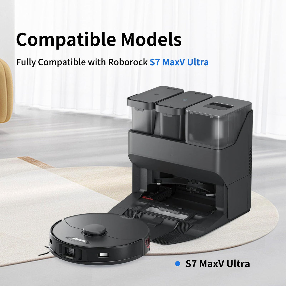 23 Pcs S7 MaxV Ultra Replacement Accessories Compatible with Roborock (S7 MaxV Ultra Replacement Parts)