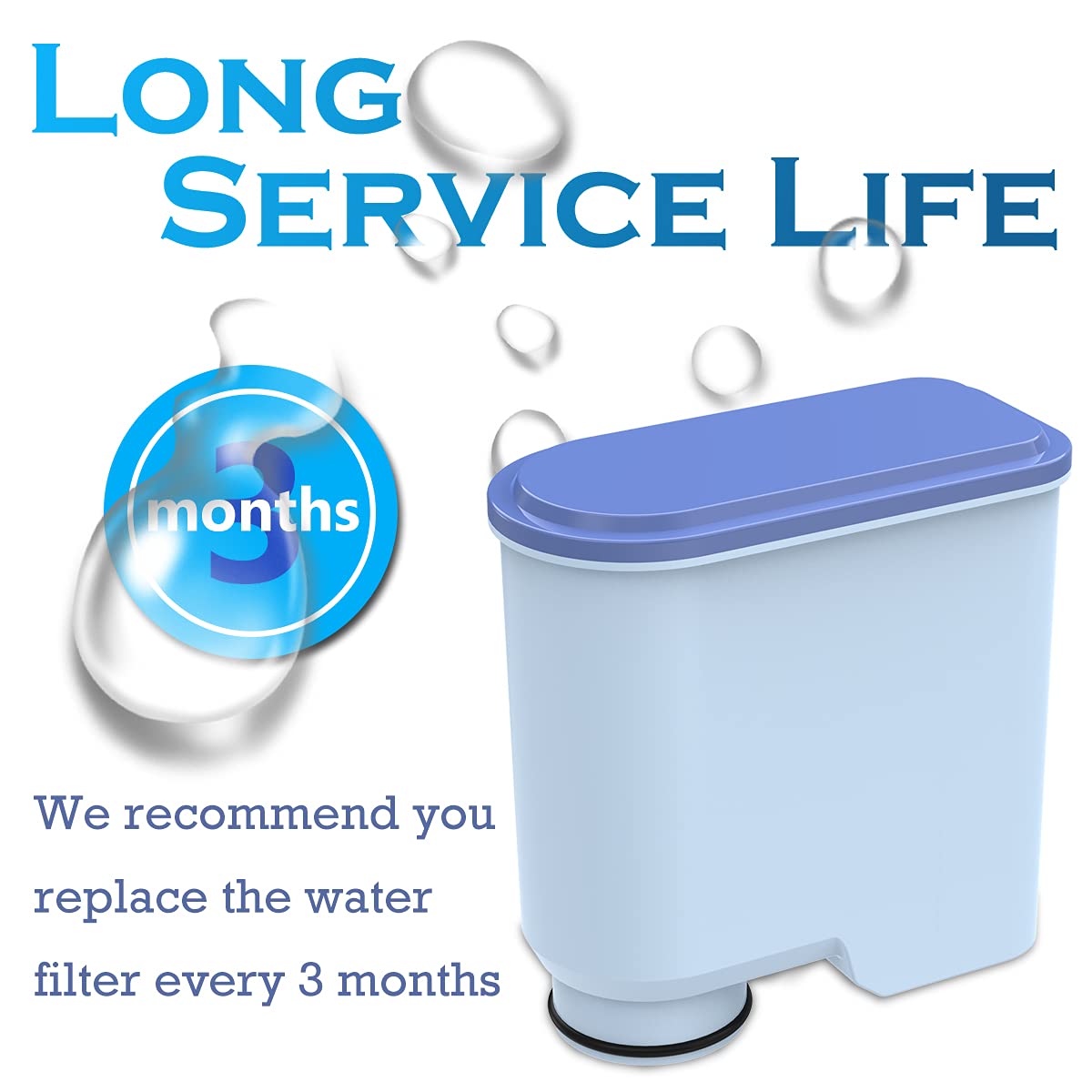 Coffee Machine Filter Compatible with Philips AquaClean