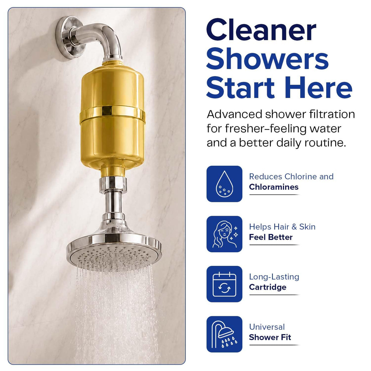 Shower Filter (Gold)