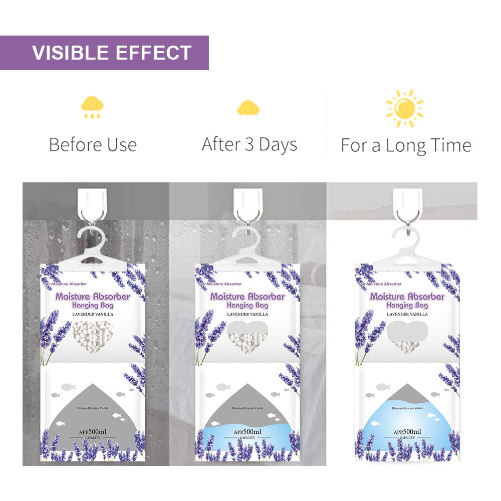 Hanging Moisture Absorber (Purple)