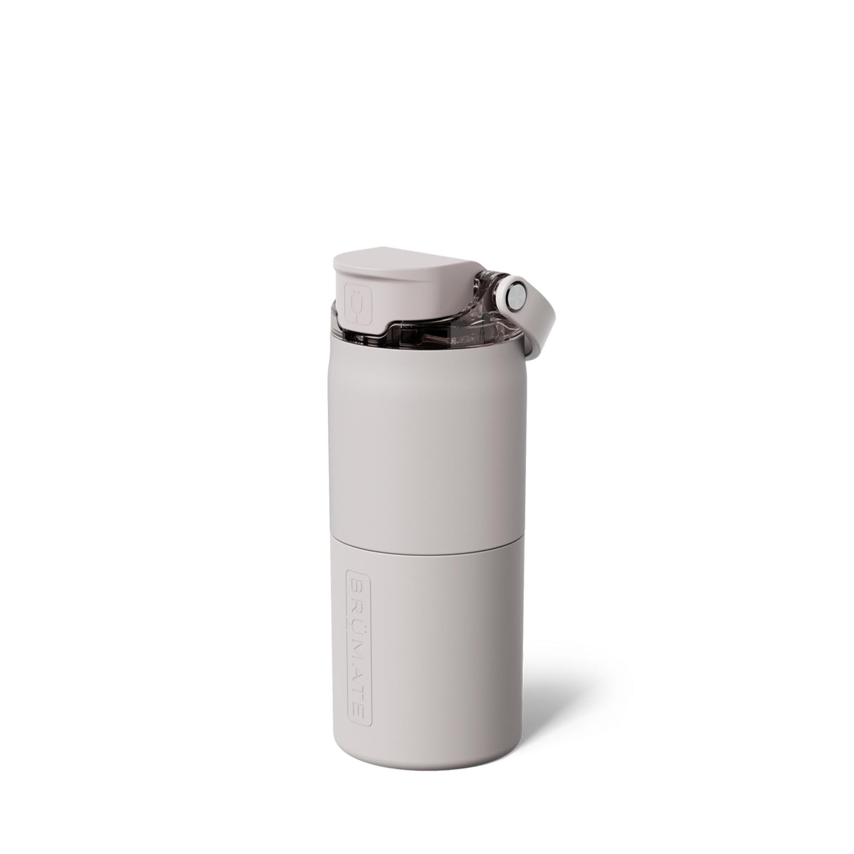 Rise 18oz Water Bottle with Covered Silicone Straw (Dune / 18 Ounces)