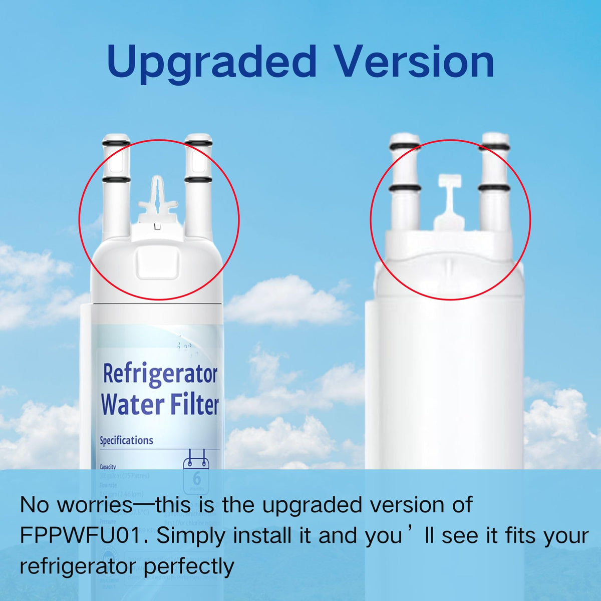 FPPWFU01 Water Filter Replacement for EPPWFU01