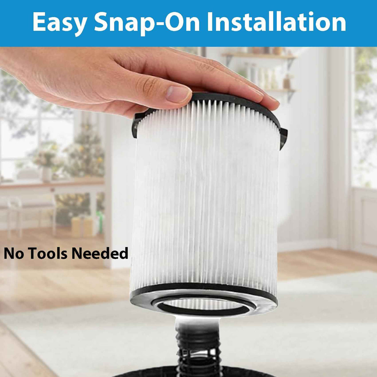 VF4000 Replacement Filter for Ridgid Shop Vac Filter (White-VF4000)
