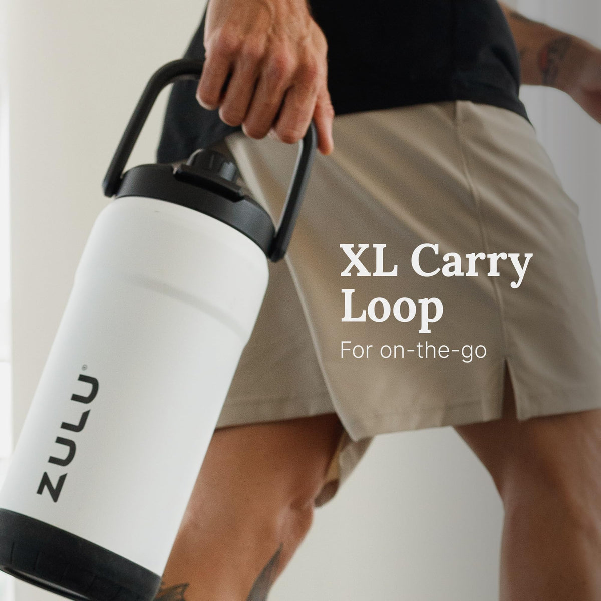 Goals 101oz Triple Wall Insulated Stainless Steel Jug (Black / 101oz)
