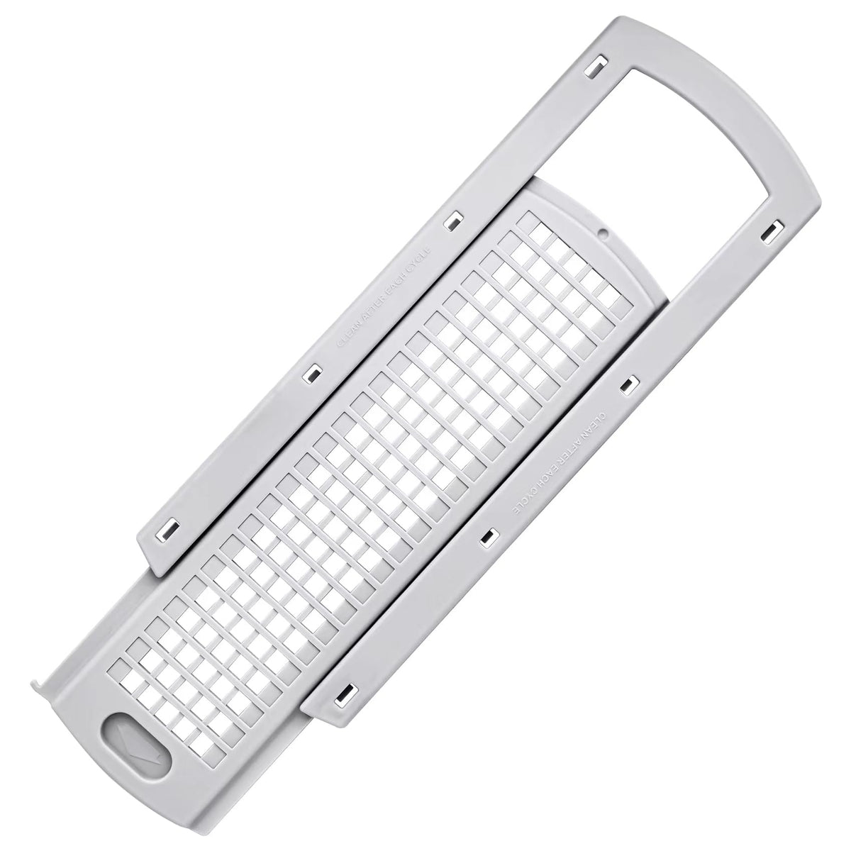 WE22X35337 Washer Dryer Lint Screen Cover Grid And Lint Filter Slide Guide Assembly