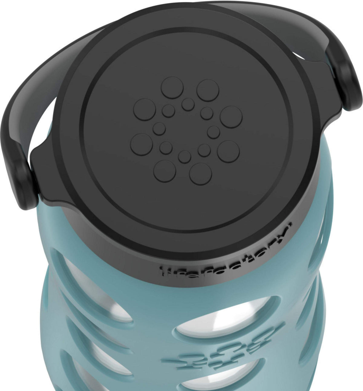 22oz Glass Water Bottle with Classic Chug Cap (650 ml / Aqua Teal)