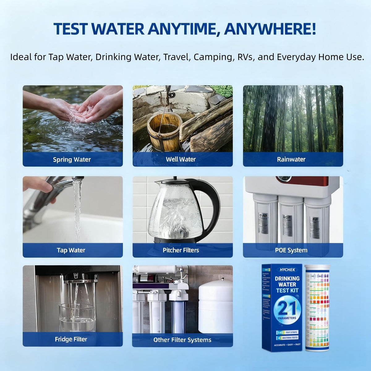 21 in 1 Accurate Drinking Water Test Kit