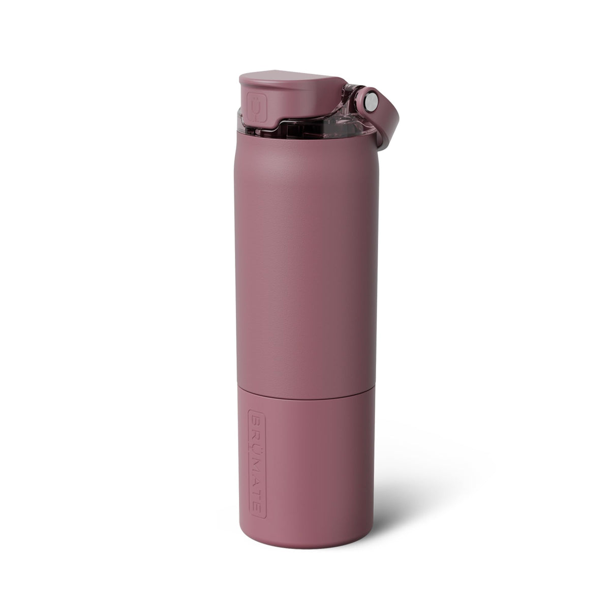 Rise 25oz Water Bottle With 100% Leakproof Covered Silicone Straw (Rose Taupe / 25 Ounces)