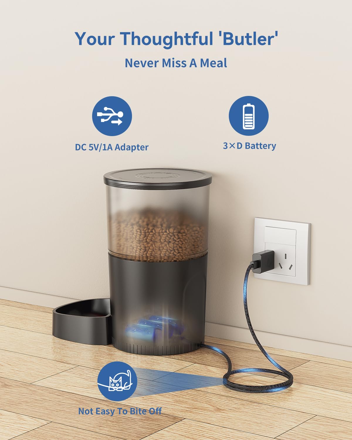 Automatic Cat Feeder and Water Fountain