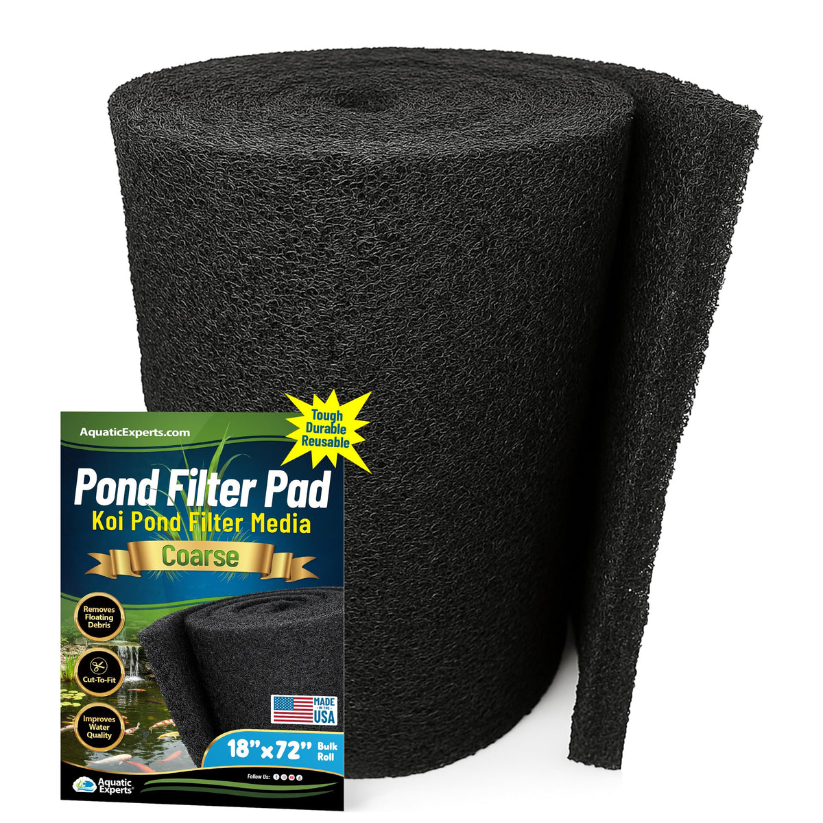 Classic Koi Pond Filter Pad COARSE (18" x 72")