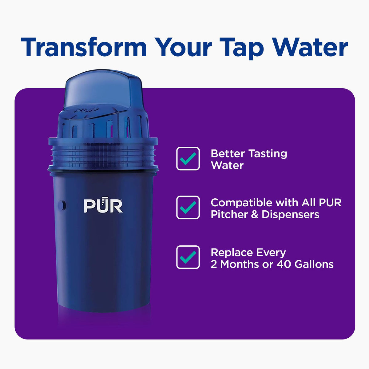 Water Filters for Pitcher & Dispenser