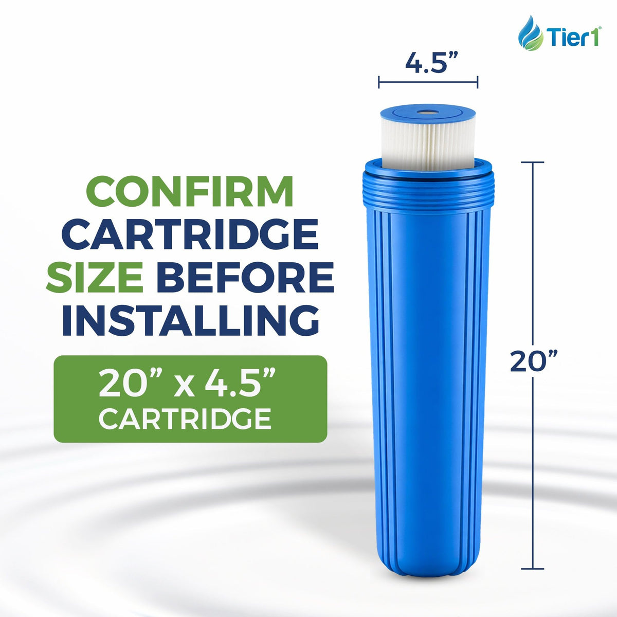 20 Micron 4.5" × 20" Filter Replaces 155305 (20 Micron / 25 Pack)