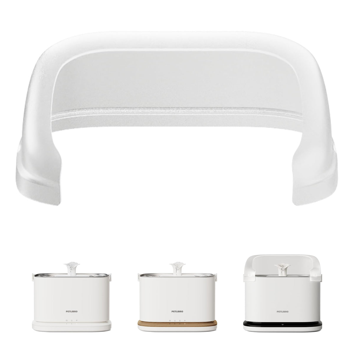 Splash Shield for 3L Dockstream 2 Cat Water Fountain (White / Splash Shield)