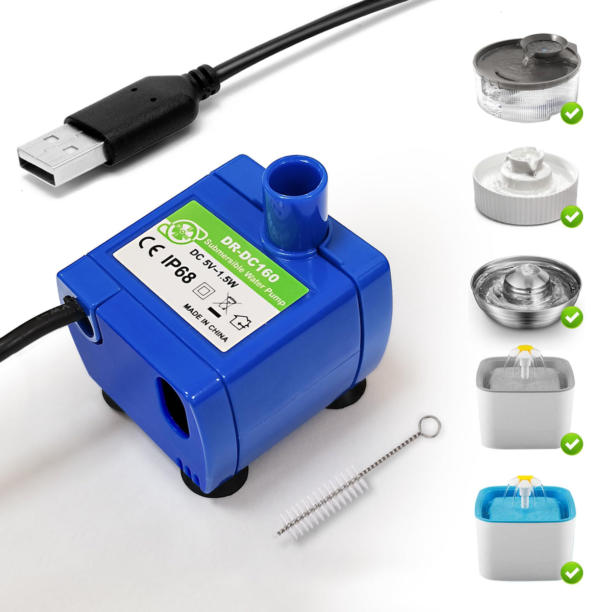 Cat Water Fountain Pump
