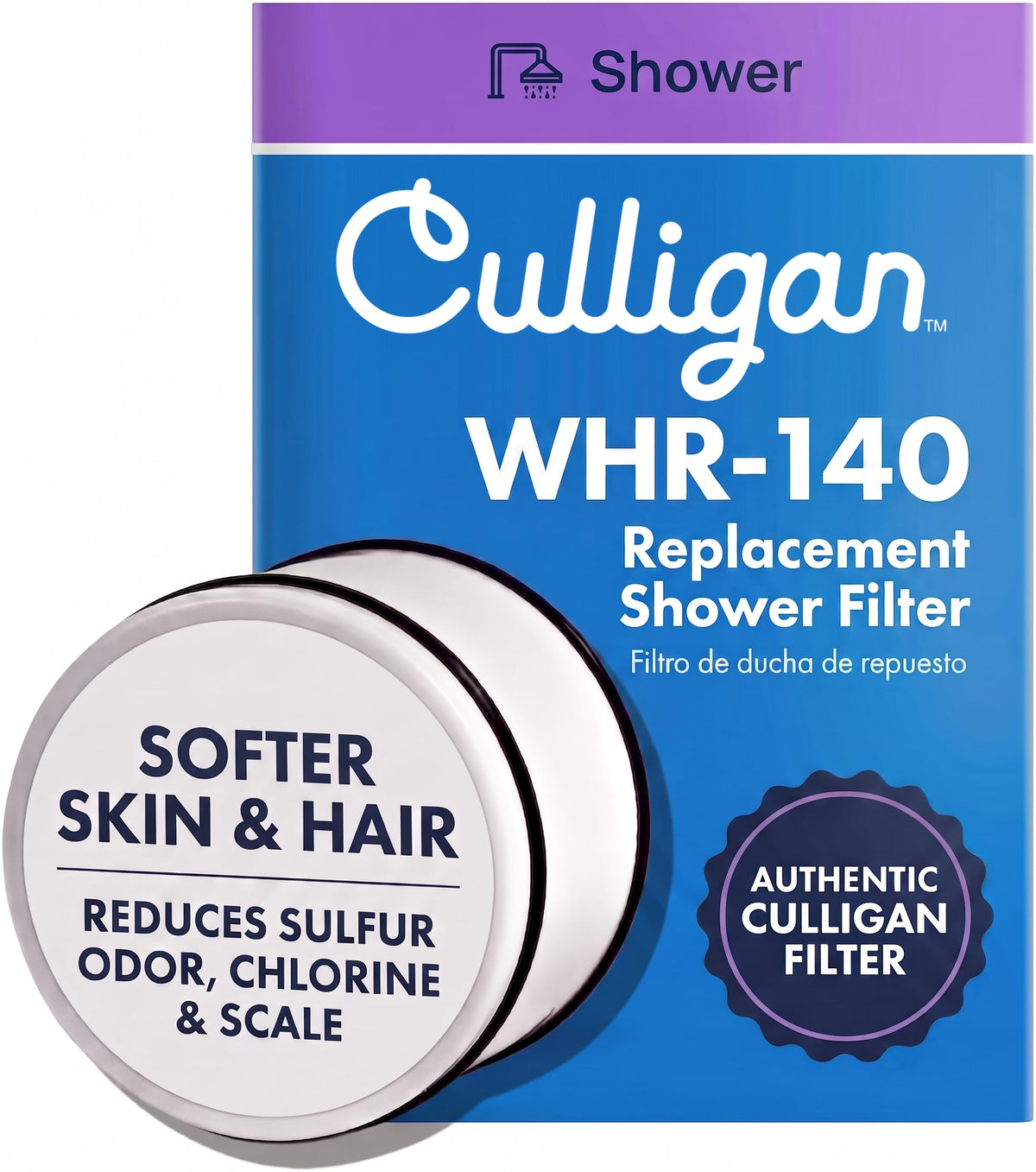 Official Shower Filter Replacement WHR (Shower Filter Cartridge / 1 Count (Pack of 1))