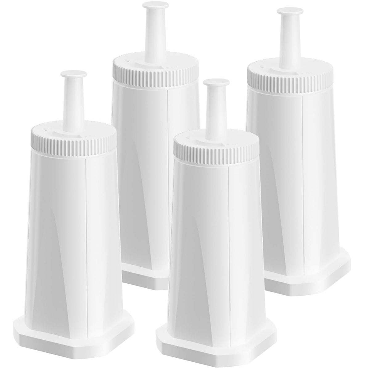 4 Pack Replacement Water Filters (White-4Pack)