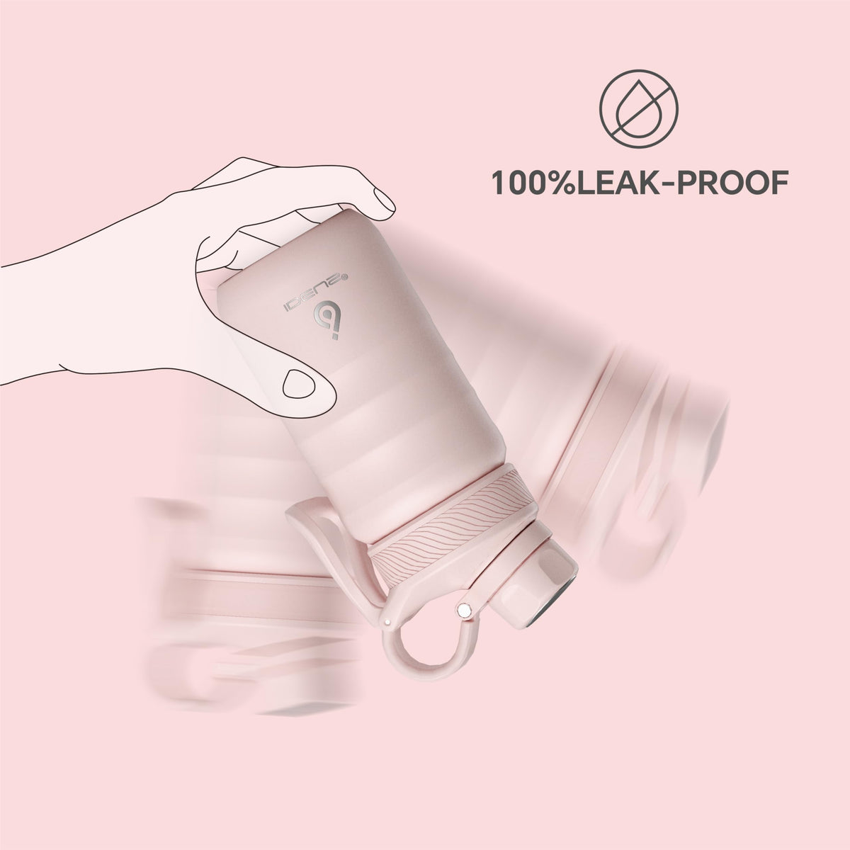 Insulated Water Bottle 12oz (Light Pink / 12 Ounces)