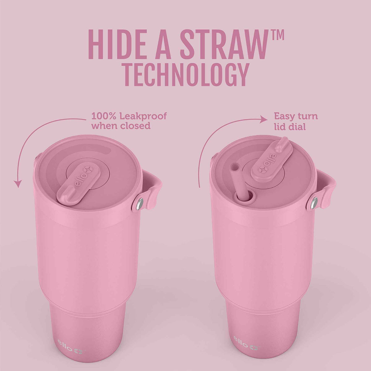 Oasis Go+ 32oz Tumbler with Top Handle and Retracting Straw (32 Ounces / Silk Chiffon)