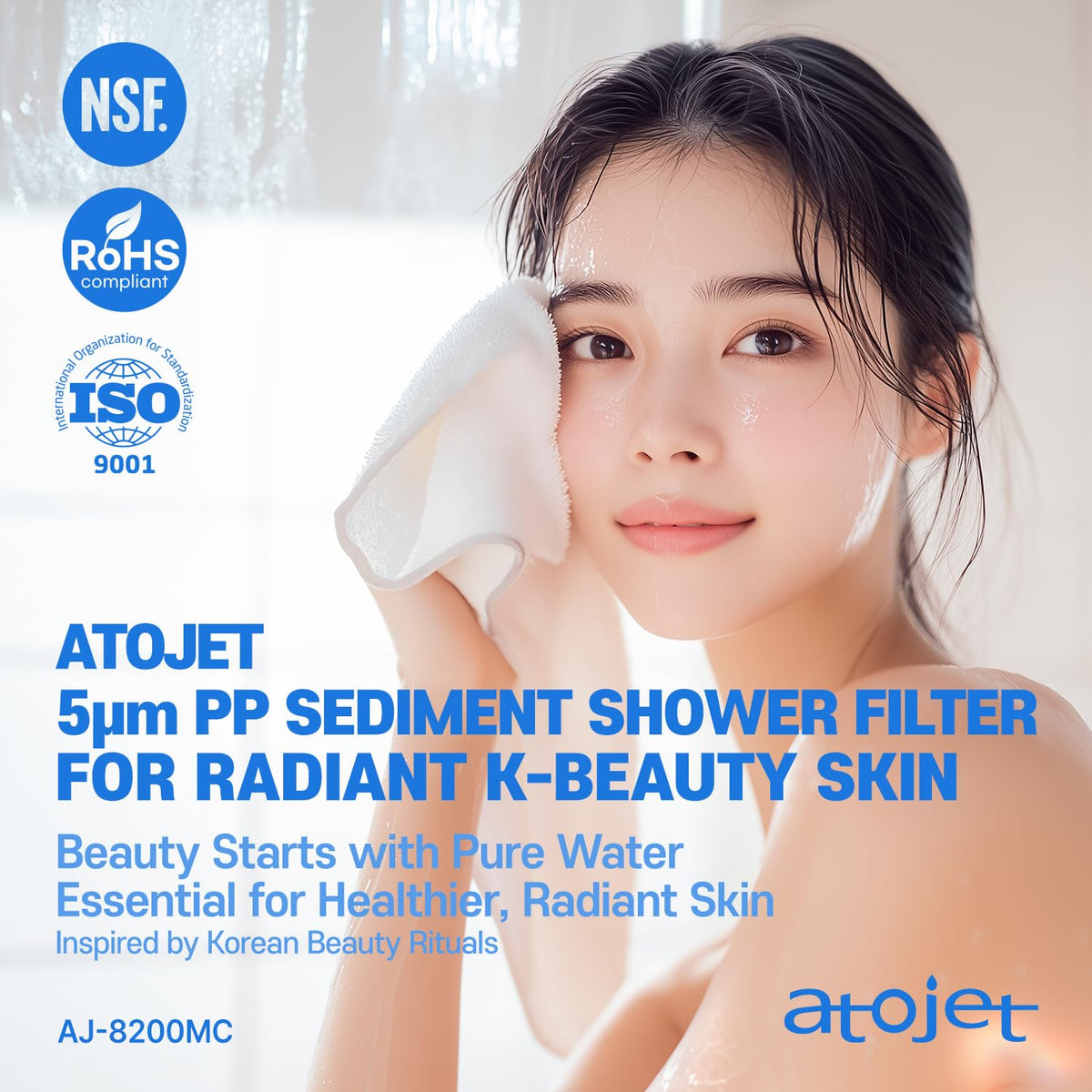 Filter Showerhead Born From Korea’s Beauty Heritage (Silver)