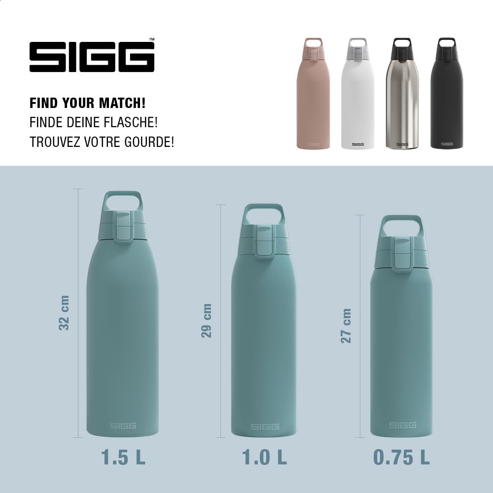 Stainless steel insulated bottle (1.5 L / Morning Blue)