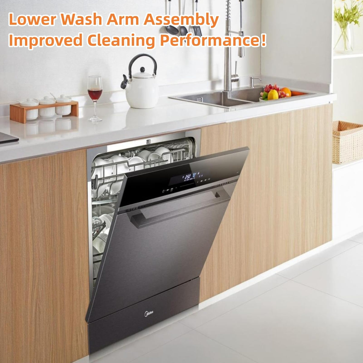 5304506660 Dishwasher Lower Spray Arm & 5304506518 Drain Filter (5304506518 & 5304506660)