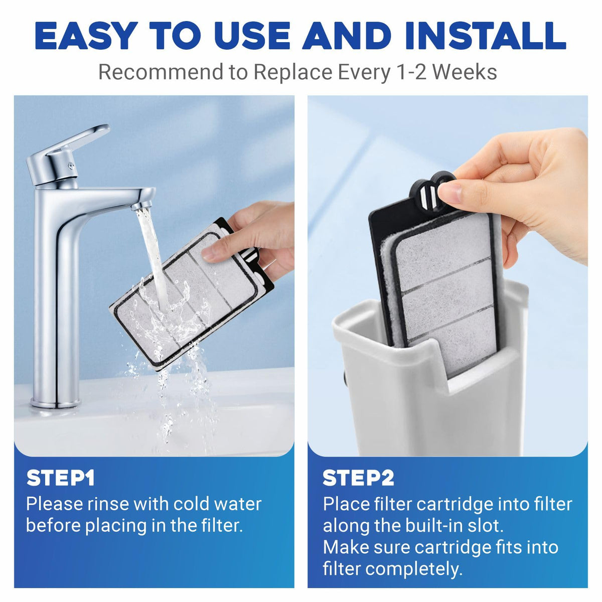 6 Pack Auqarium Filter Cartridges