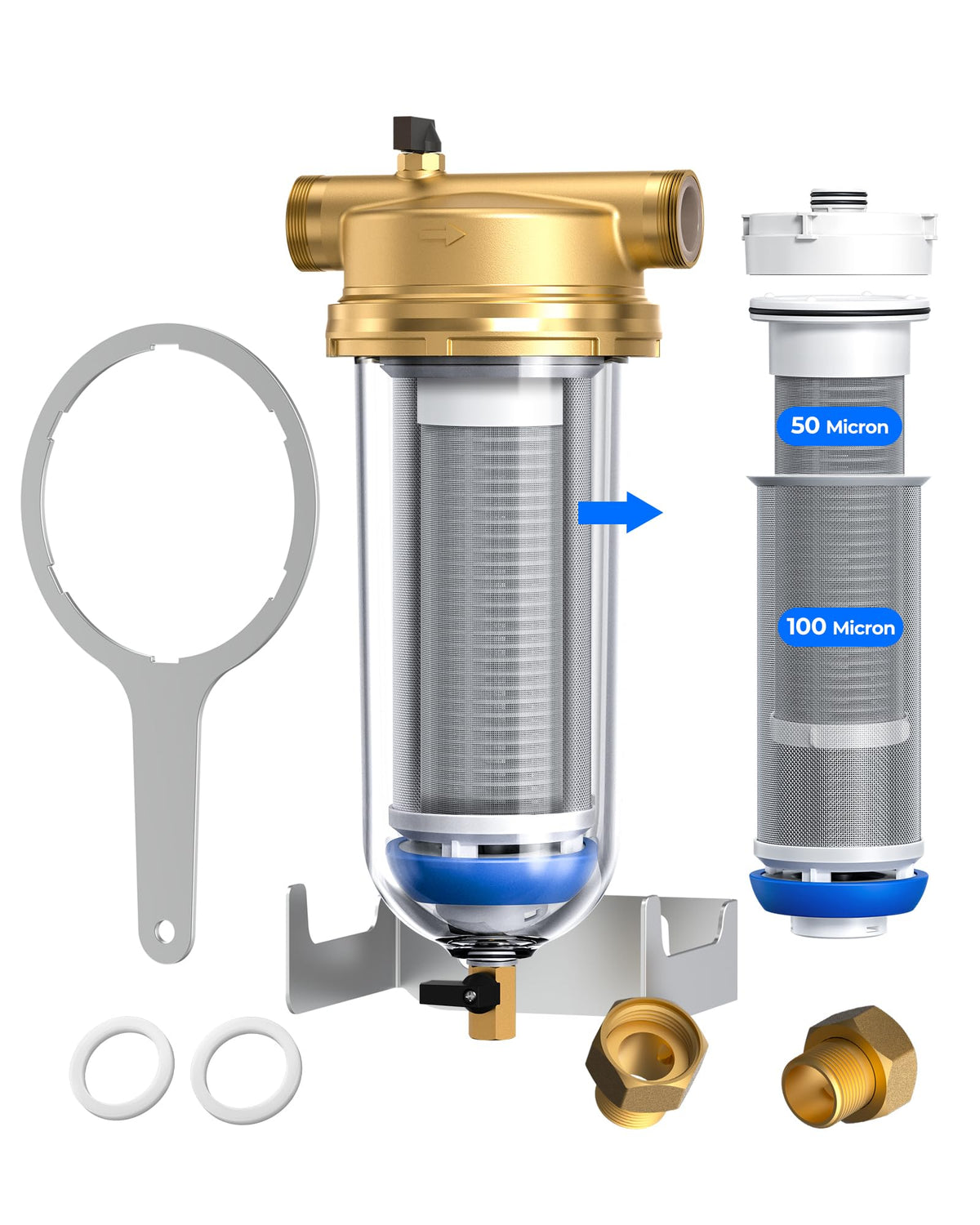 BG102 Mega Spin Down Sediment Filter