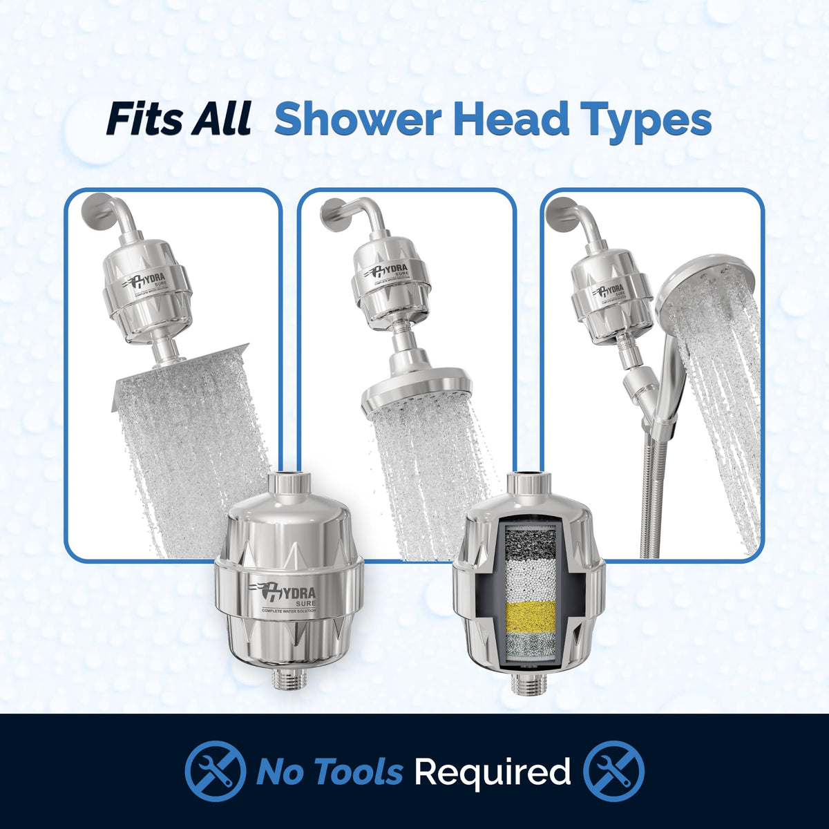Shower Head Filter Cartridge 2 (Gray X 2 Cartridges)