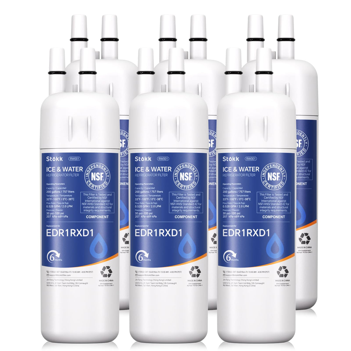 EDR1RXD1 Replacement Compatible with Everydrop Filter 1 (6 Pack)