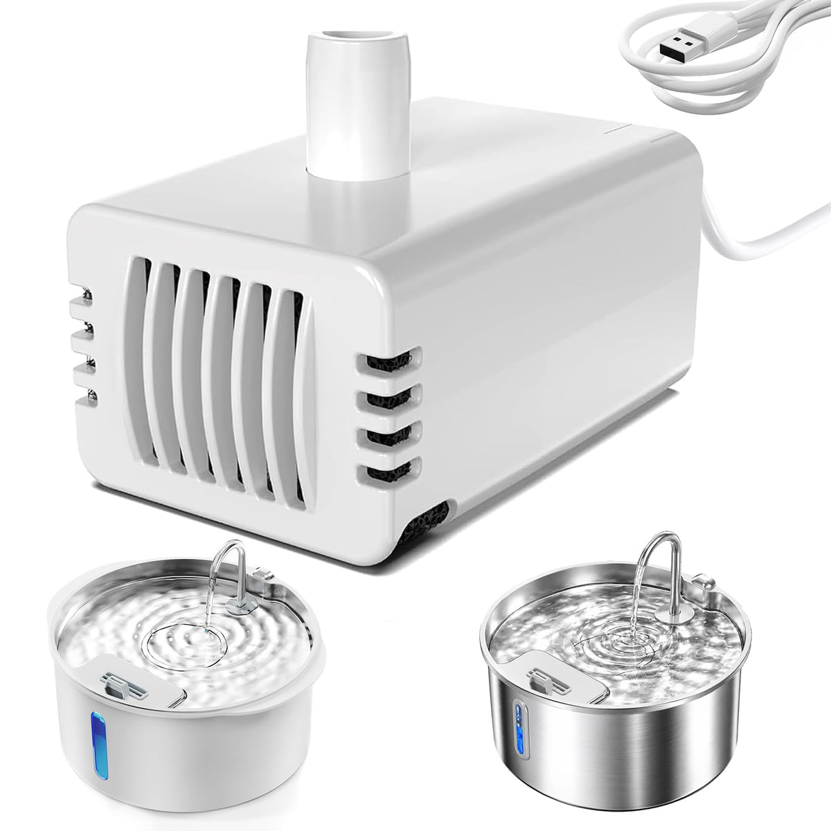 Dog Water Fountain for Large Dogs