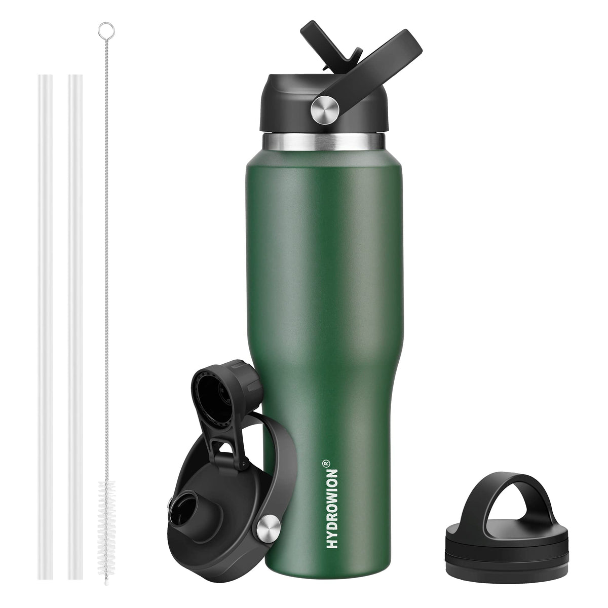 32 oz Insulated Water Bottle Stainless Steel Triple (Olive / 32 Ounces)