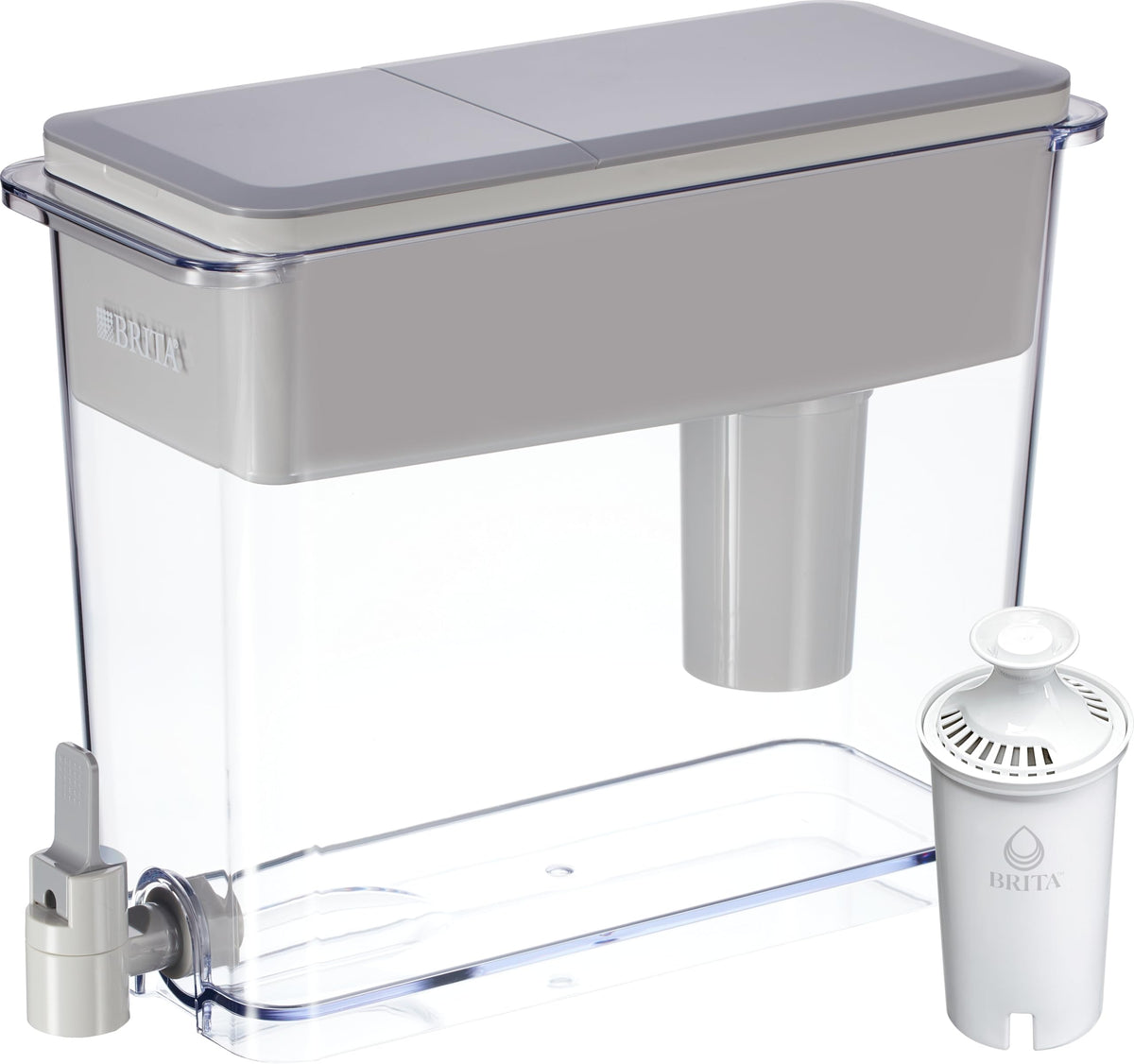 UltraMax Large Water Dispenser With Standard Filter (Gray)