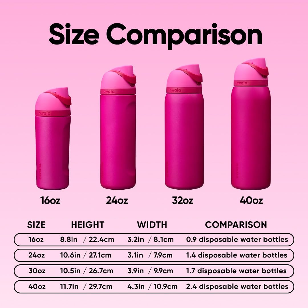 FreeSip Kids Stainless Steel Water Bottle 16 oz Read My Lips (Read My Lips / 16 Ounces)