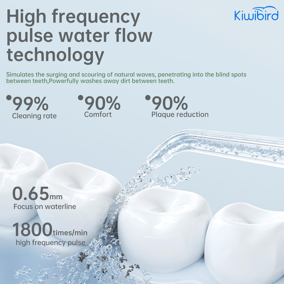 Mini Water Flosser for Travel (Green)