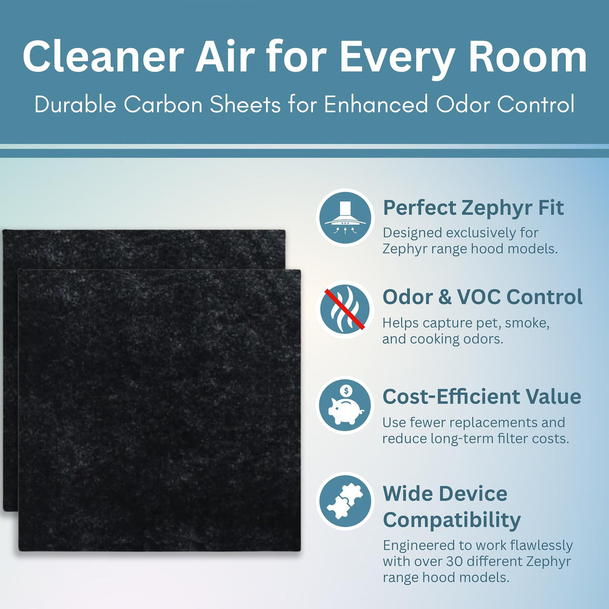 Activated Charcoal Filter For Range Hood