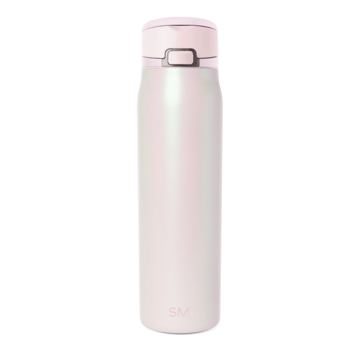 Water Bottle with Straw & Handle (30 Ounces / Pearl: Coconut)
