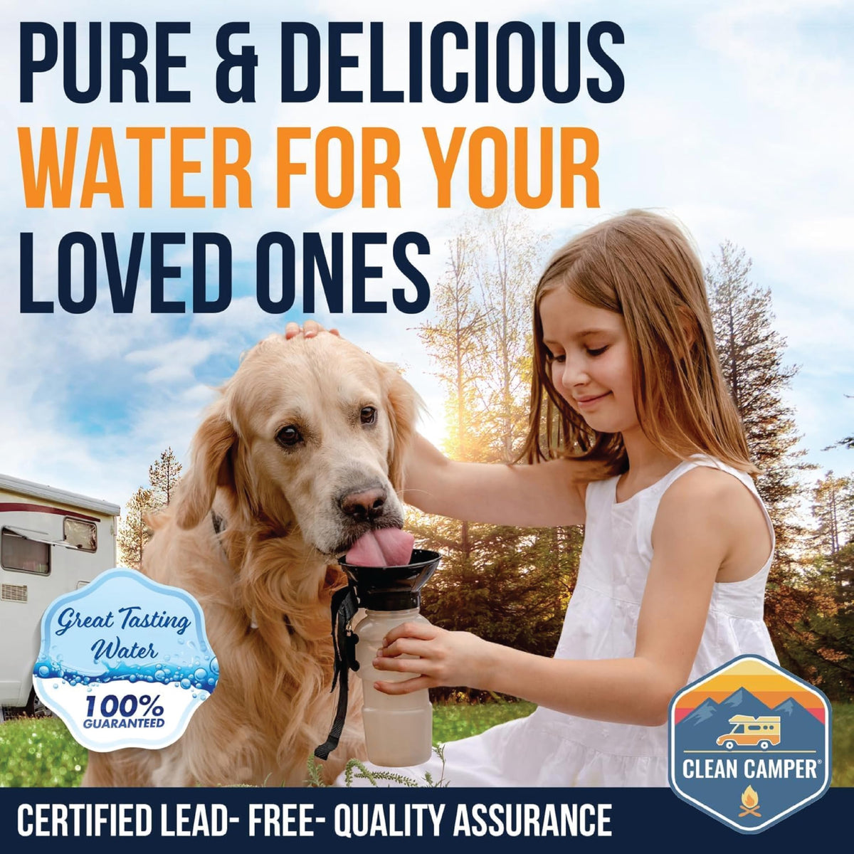 RV Drinking Water Hose & Water Filter Bundle