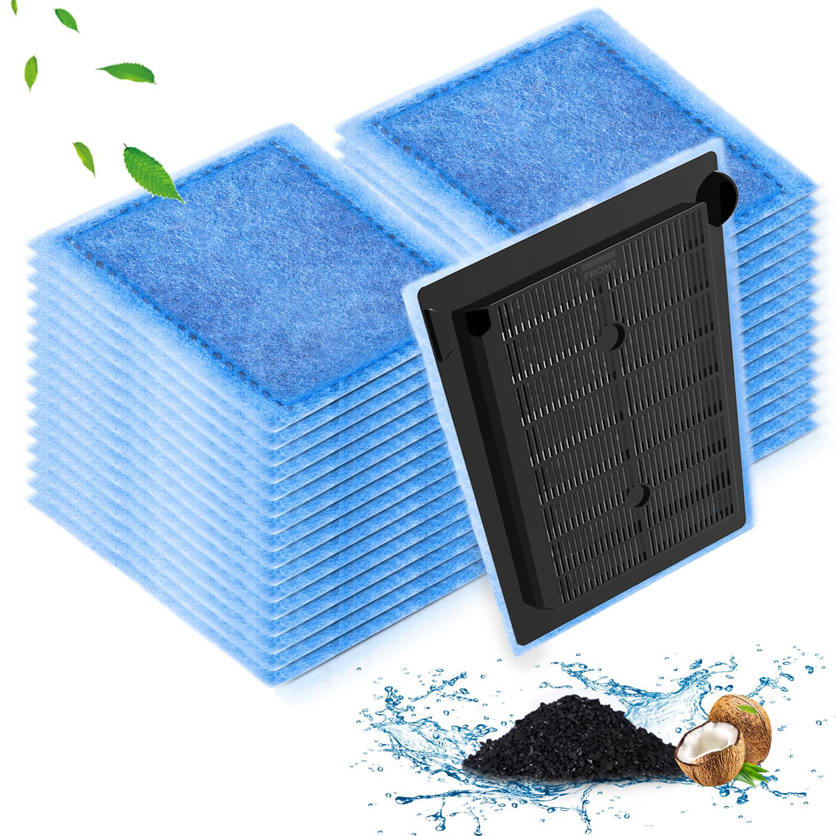 32 Pack Rite Size C Filter Cartridges Compatible with MarineLand Filters (32 Pack)