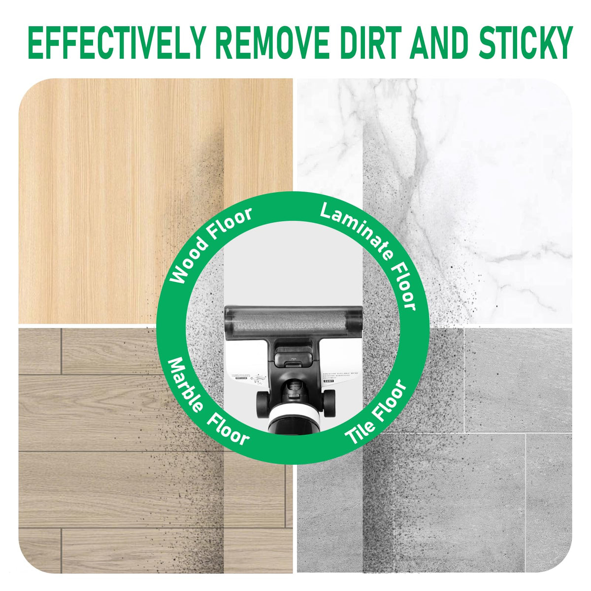 Repalcement Brush Roller & HEPA Filters Kit for Tineco S3 (FLOOR ONE S3/iFLOOR 3 Roller+Filters)