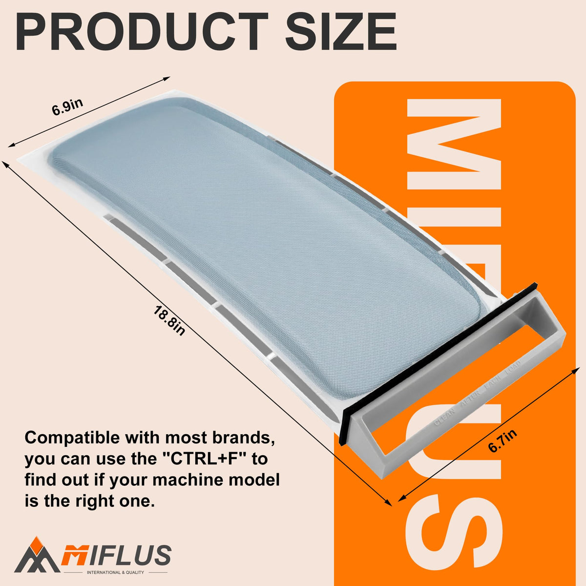 339392 Dryer Lint Filter Case Screen Replacement by MIFLUS