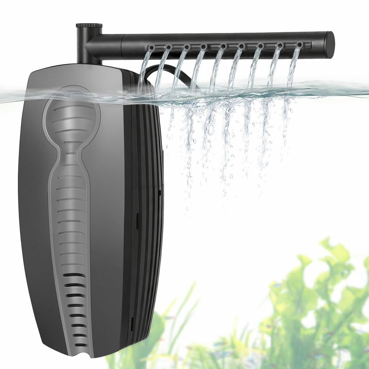 165GPH Aquarium Filter (8W-Gray)