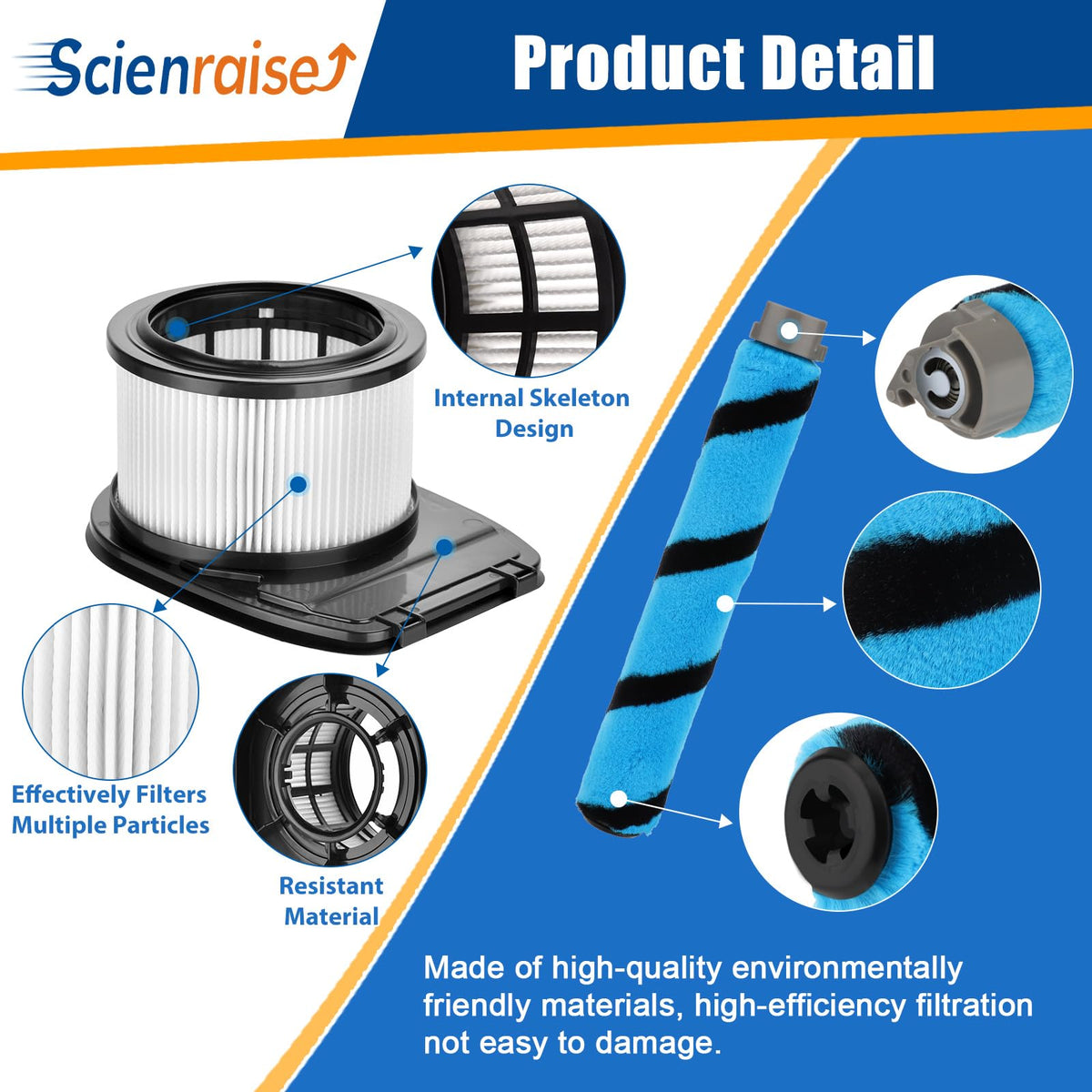 IZ662H Filter Replacement Kit Compatible with shark IZ662H