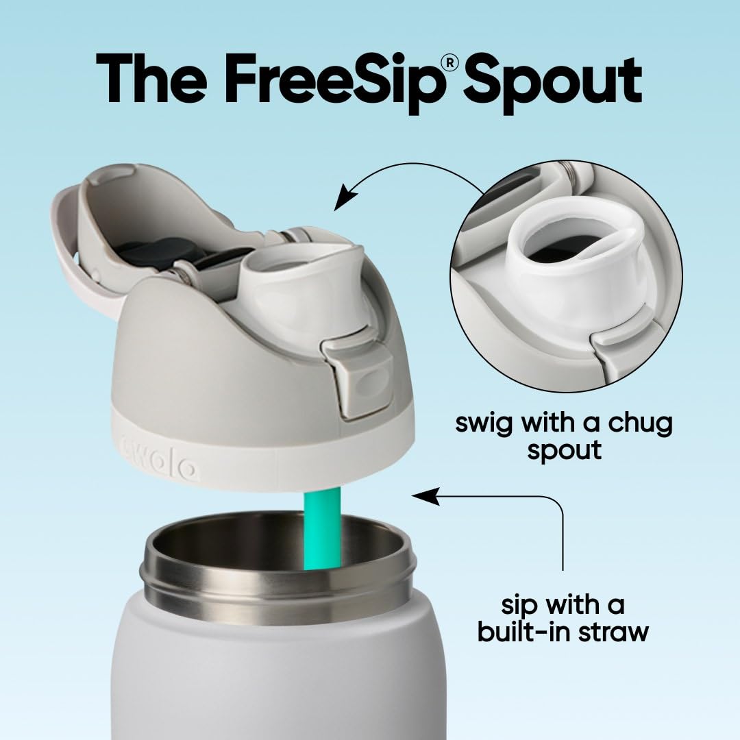 FreeSip Stainless Steel Water Bottle 32 oz Summer Sweetness (Summer Sweetness / 32 Ounces)