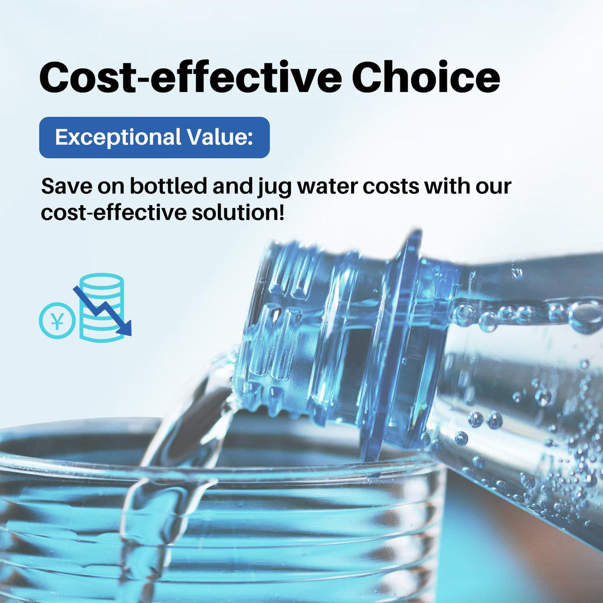 Refrigerator Water Filter Replacement for Filter 3 (White / 2 Count (Pack of 1))