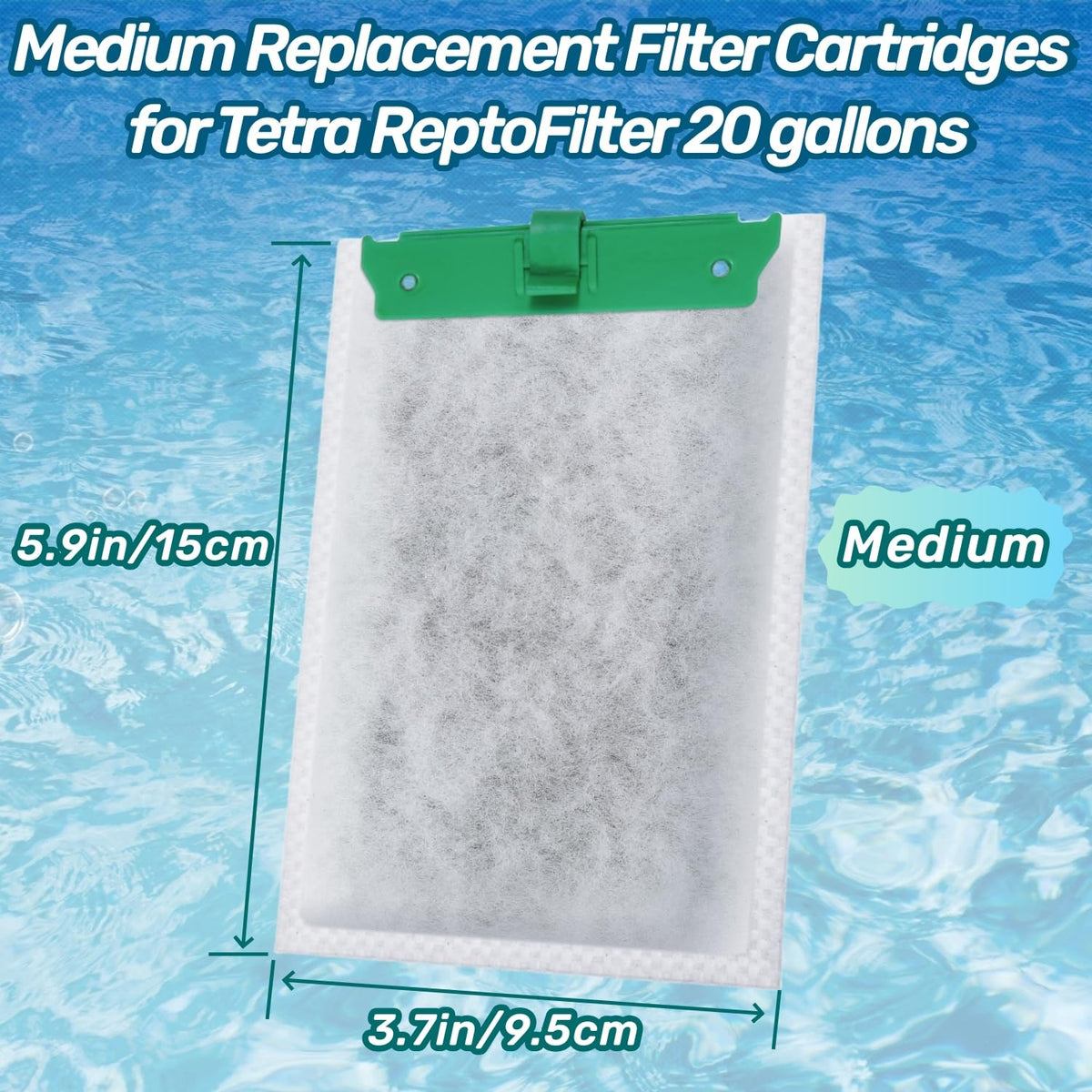 Aquarium Filter Cartridge Compatible with Tetra Whisper Bio (Medium)