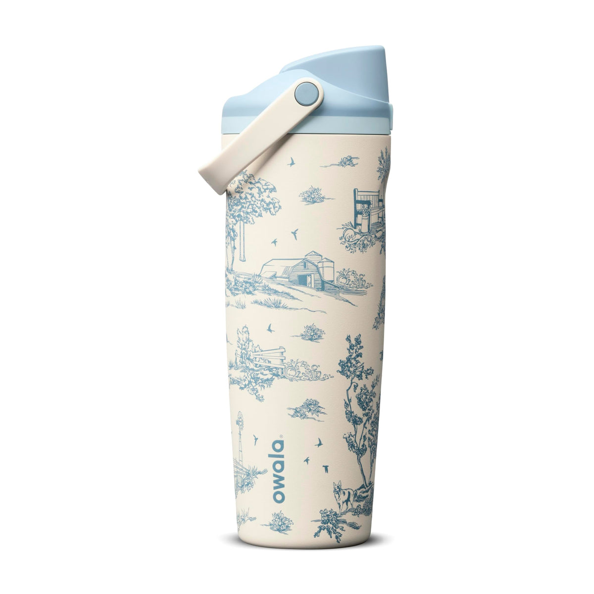 FreeSip Sway Stainless Steel Water Bottle 30 oz Toile Be Home (Toile Be Home / 30 Ounces)