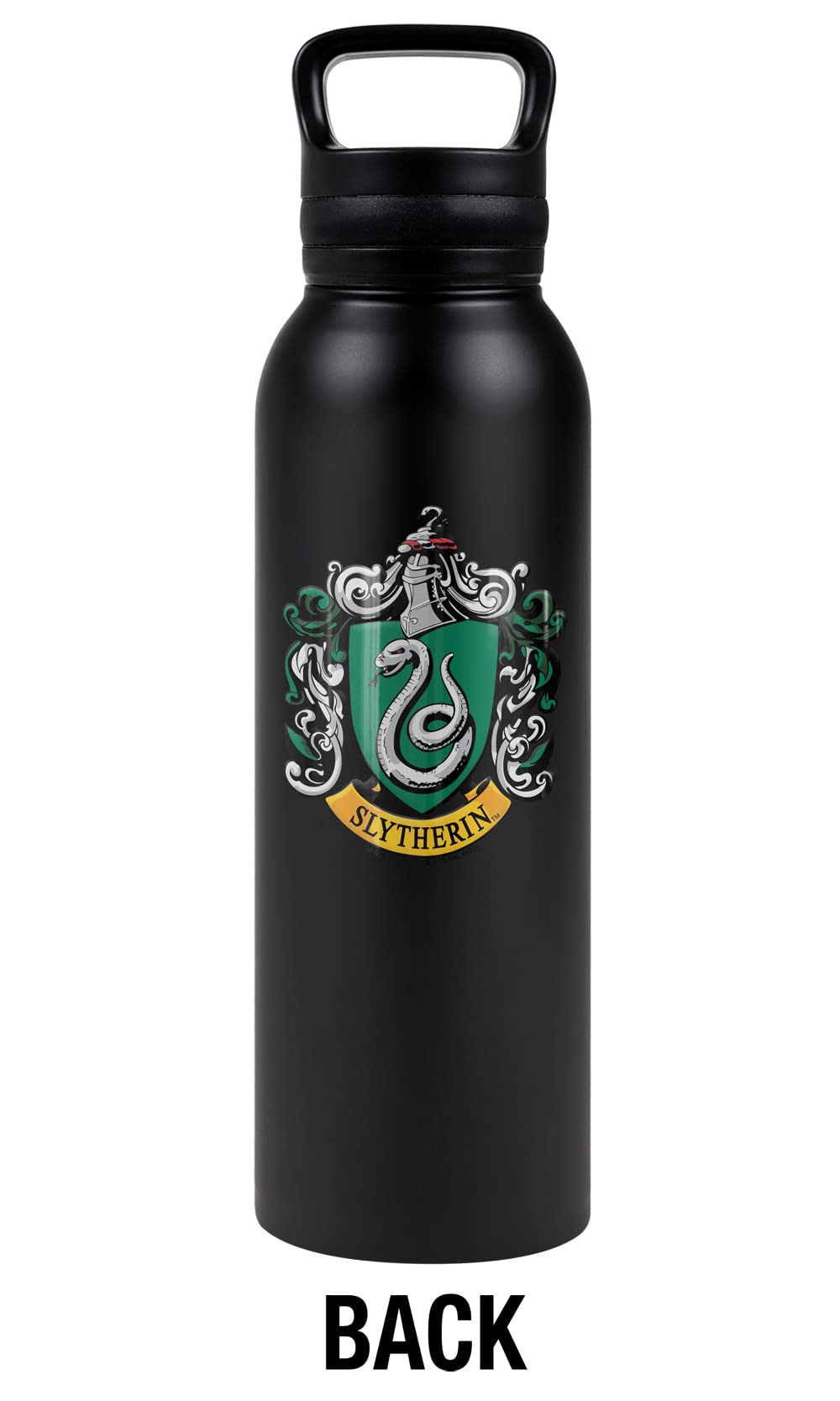 Harry Potter Slytherin Crest 24oz Insulated Water Bottle (SLYTHERIN CREST)