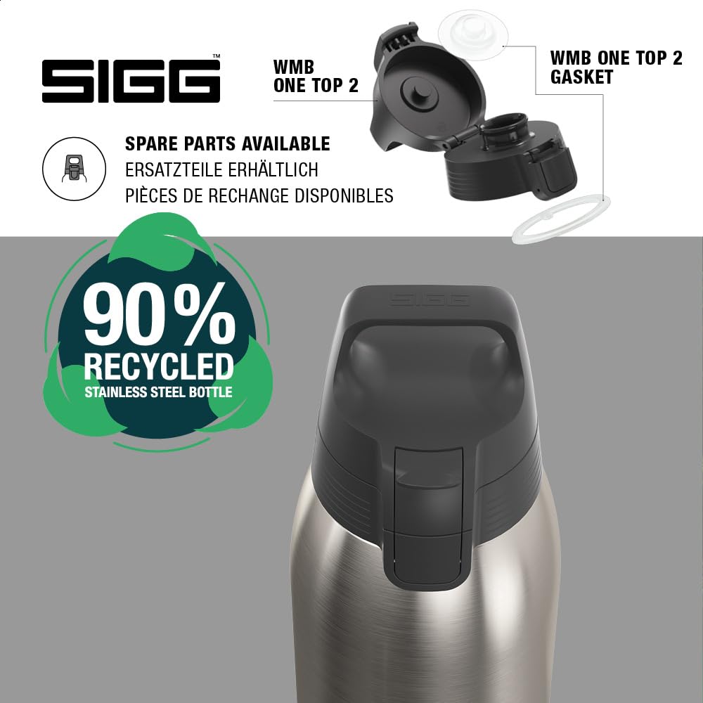Stainless Steel Insulated Water Bottle (1.0 L / Brushed)