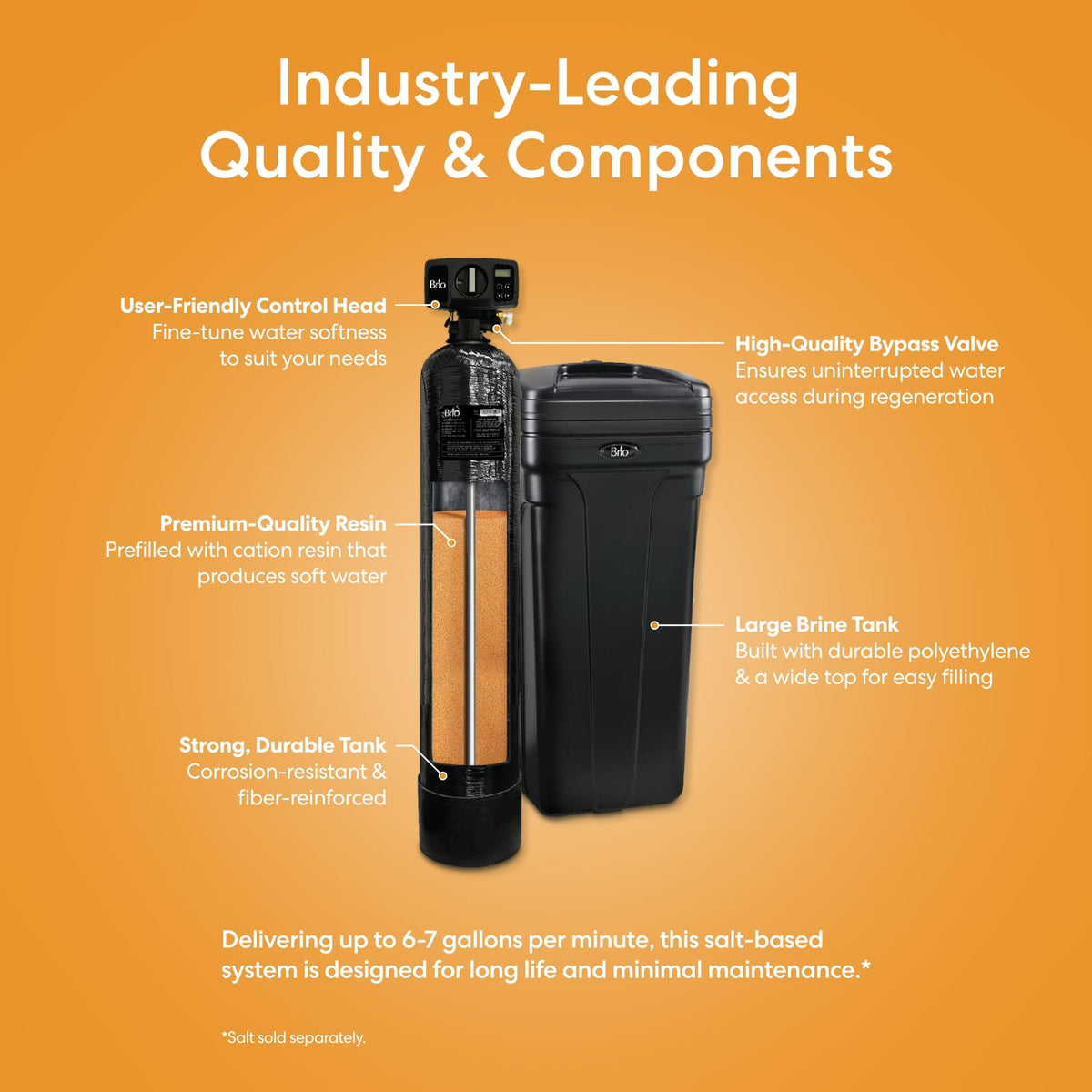 WSFS1668 Whole House Water Softener System